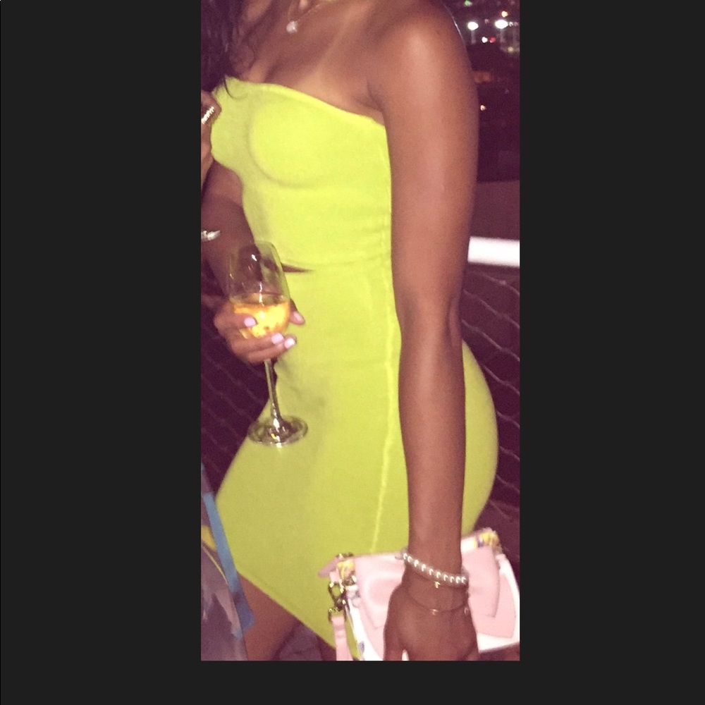 Lime Green Dress